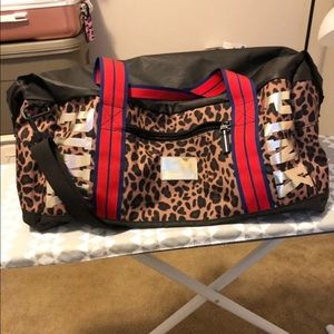 PINK Cheetah Duffle Bag